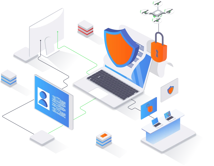 Esquema de los dominios de ciberseguridad del curso
